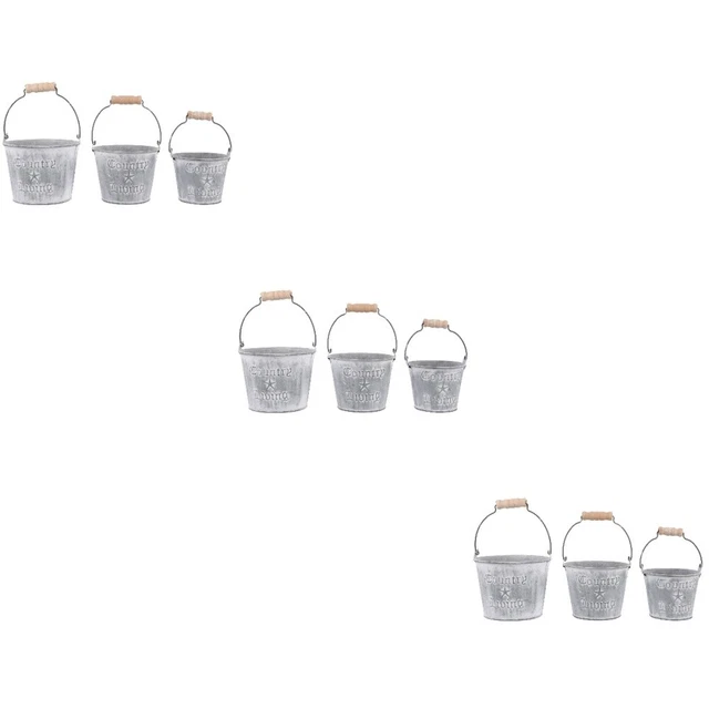 Desktop Decor Table Centerpiece Decorations Flowerpot Vintage