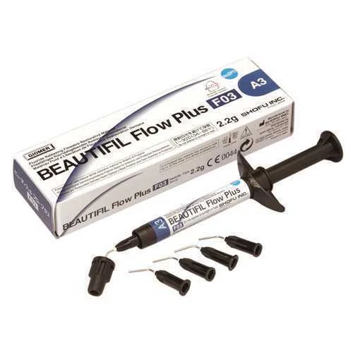 Shofu Beautifil Flow Plus F03 Composite Fluide 2.2gm Seringue Teinte A2,A3