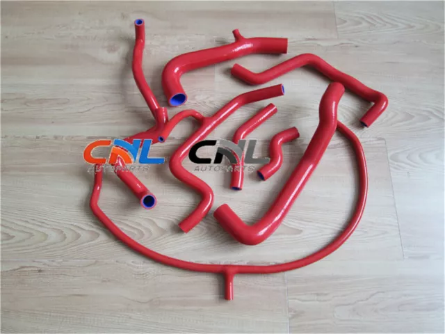 For Vw Golf/Jetta Mk3 A3 Vr6 2.8/2.9 Aaa/Abv Non-Us Silicone Coolant Hose Red 3