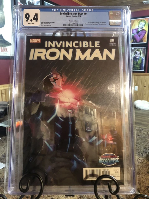 Invincible Iron Man #9 CGC 9.4 Turcotte Cover 1st full appearance Riri Williams