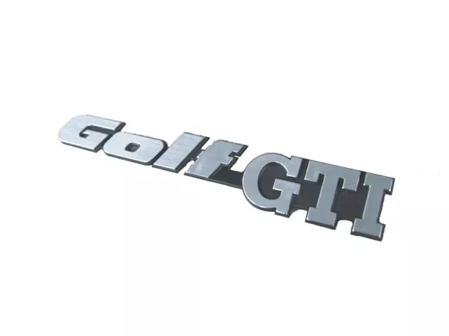 Schriftzug Golf GTI Emblem Logo für Golf 2 GTI, 16V und G60 ab Mod. 88