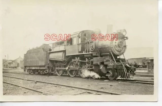 1F410 Rppc 1921 Delaware & Hudson Railroad Camelback 460 Loco #555 Whitehall Ny