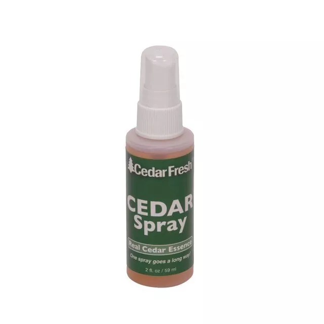 Cedar Fresh Moth Balls Spray 59ml Wooden Ball Wardrobe Natural Repellent Clothes