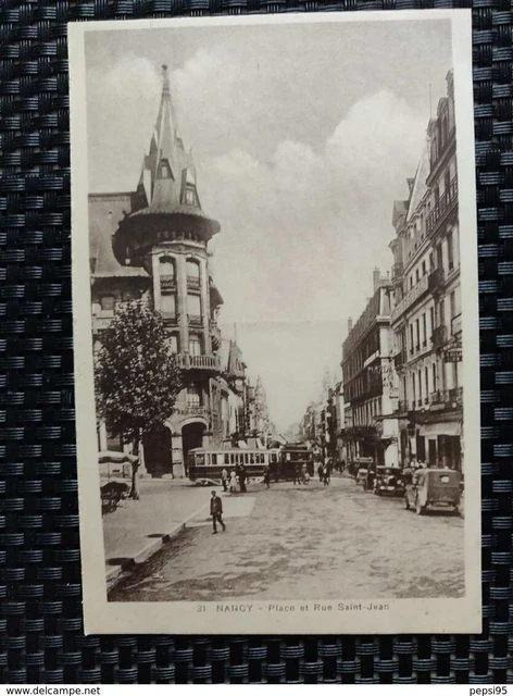 54 Meurthe et Moselle - NANCY Place et Rue St Saint Jean (Cie Alsacienne des Art