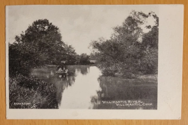 Willimantic River, Willimantic, Conn. - C. 1901-1907 Postcard