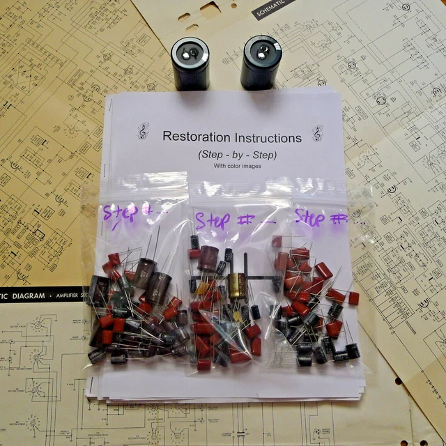Kit Réparation Condensateurs SONY STR-6046 – Remplacement Stéréo Vintage