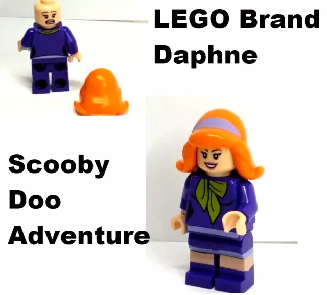 LEGO SCOOBY DOO DAPHNE Blake Crime Detective Cartoon TV Mystery Purple ...