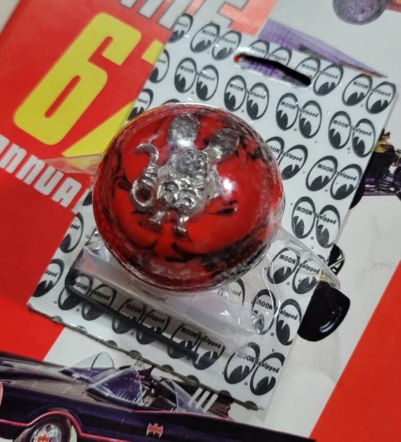 MOONEYES Red RAT FINK Shift KNOB Hot Rod custom GASSER Drag Racing NHRA handle MOONEYES Red RAT FINK Shift KNOB Hot Rod custom GASSER Drag Racing NHRA handle