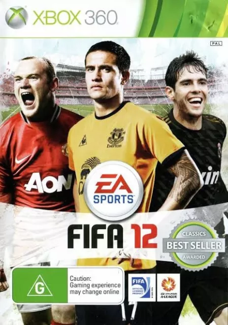 FIFA 12 (Microsoft Xbox 360) [PAL] Complete With Game, Manual, Case - Free Post