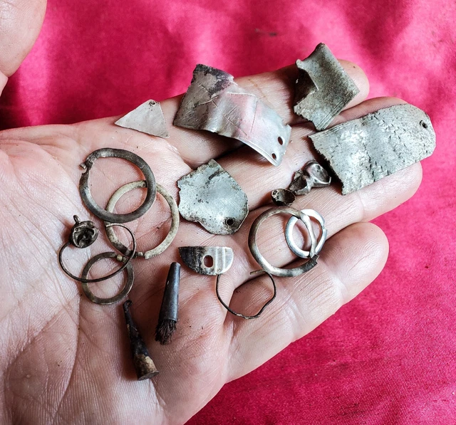1700s fur trade ~ Silver And Pewter Bits