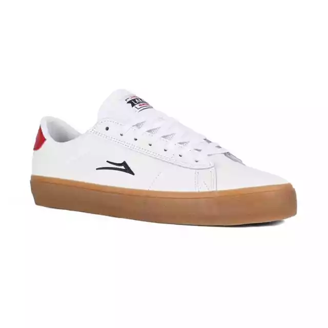 Lakai Newport Skate Schuhe - Weiss/Gum