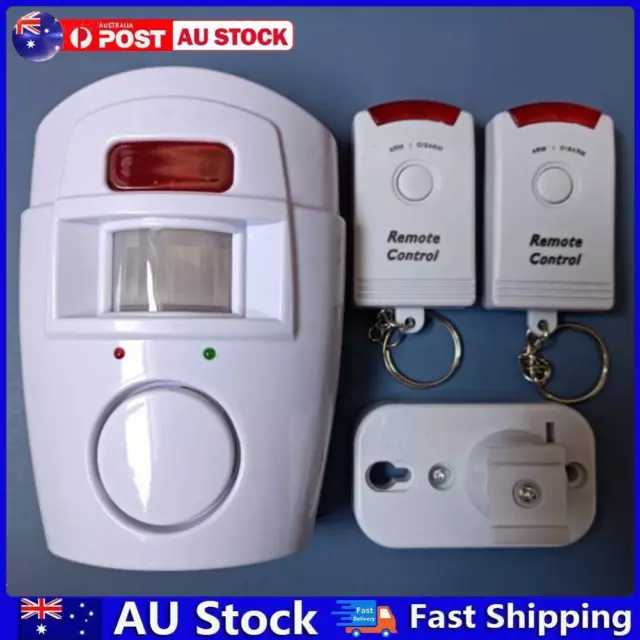 AU Wireless Motion Sensor Alarm Battery-powered Motion Detector Alarm