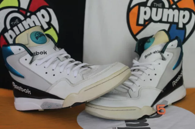 Reebok pump sneakers : Boxed Skyjam white blue Shaq Style, EU 40, US 7,5, UK 6,5