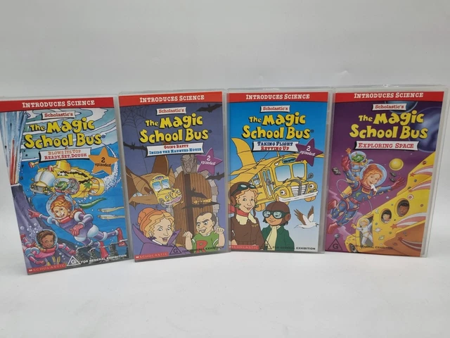 SET OF 4 The Magic School Bus VHS Video Tapes, Volumes 1,6,7,8 $14.95 ...