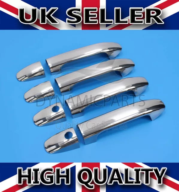 For Mercedes Sprinter W907 Chrome Door Handle Covers S.steel Trim Set 2018-22