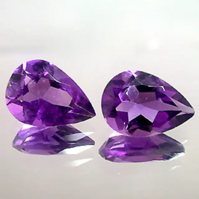 Améthyste forme poire - 3,15 carats