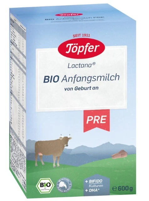 Säuglingsnahrung BIO Töpfer Lactana Pre 1von2 Beuteln 