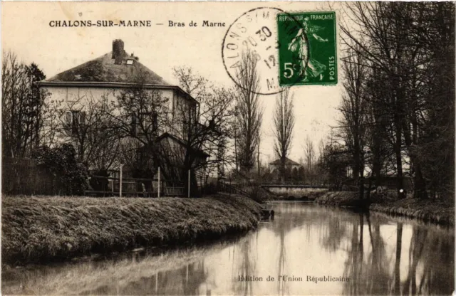 CPA CHALONS-sur-MARNE - Arm of Marne (742351)