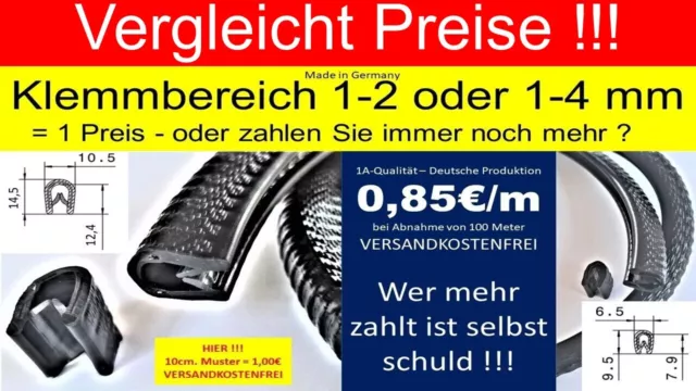SMI Kantenschutzprofil Kantenschutz für Bleche 0,5 - 32 mm