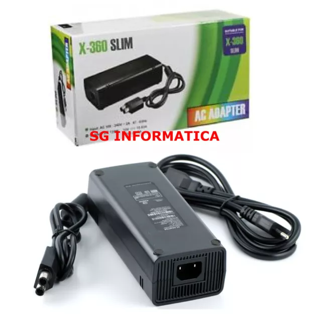Alimentatore Adapter Per Console Microsoft Xbox 360 Slim 220 V Trasformatore 135