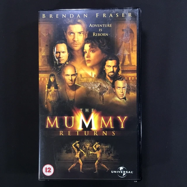 THE MUMMY RETURNS, VHS Video, 2001, Brendan Fraser, Rachel Weisz £1.95 ...