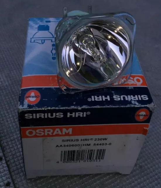1 Lampe Osram Sirius HRI / 230w