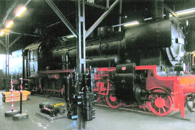 Foto BR 38 2383 Dampflokomotive im DDM 06/2009 ca. 10x15cm V4074c