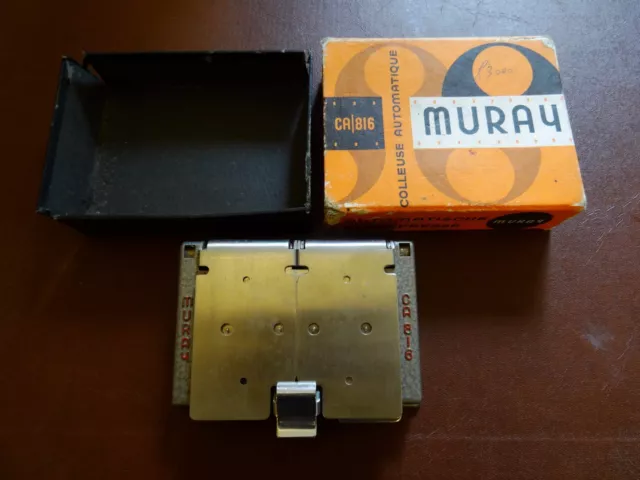 Vintage Murray CA 816 automatic film reel splicer, boxed 1950's Klebepresse