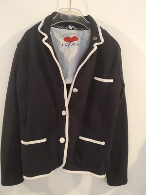 BYBLOS boys con cappuccio giacca imbottita bianco 7-8 anni poliestere OK05 