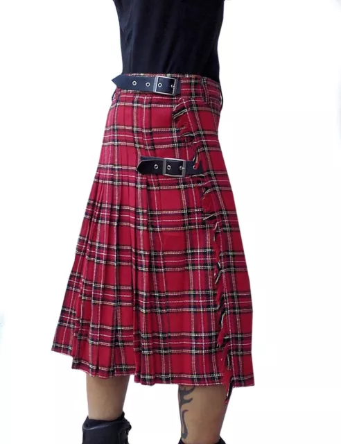 Kilt Rot Schwarz Kariert