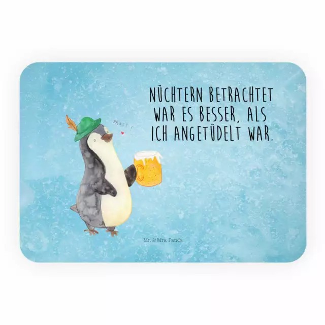 Magnet Pinguin Bier - Geschenk Pinguine Oktoberfest Motivmagnete Feierabend