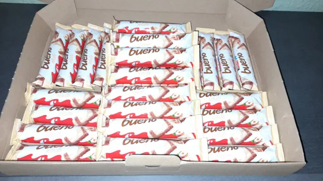 Ferrero 100 Kinder Bueno White, Riegel, Schokolade Mhd 1.10.2024