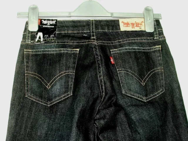 Jeans NUOVI Red Tab Slim Fit Scuri Indaco Levi abbigliamento per bambini età 14 3