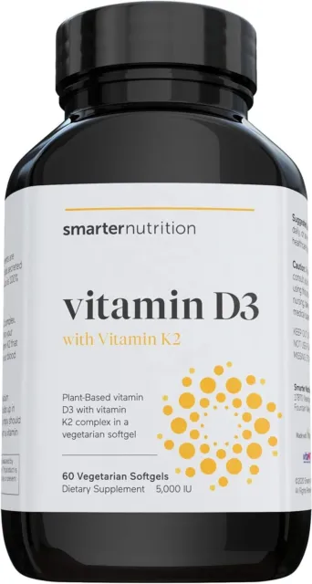 New Plant-Based Vitamin D3 Immune Support with Vegan K2 Complex in a Vegetar....