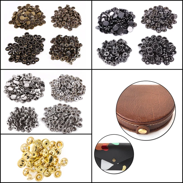 15mm Resistente Grande Bottoni Automatici 4 Parti Fai Artigianato Barca Cover
