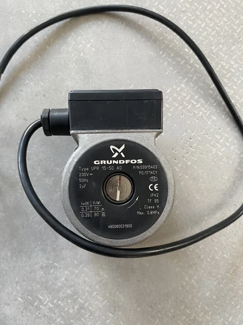 Pompe de chaudiere circulateur GRUNDFOS UPS 15-50 130 Neuve (1