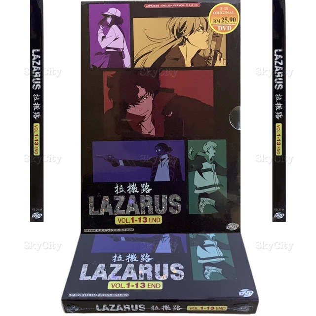 DVD ANIME LAZARUS Complete TV Series (1-13 End) English Dub, All