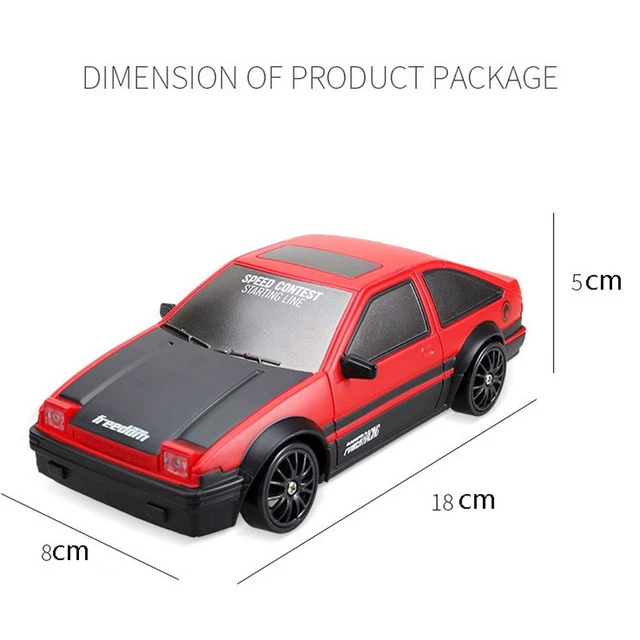 REMOTE CONTROL 20 KM/H 1:24 Toy Model Four-wheel Speed 4WD 2.4G Drift ...