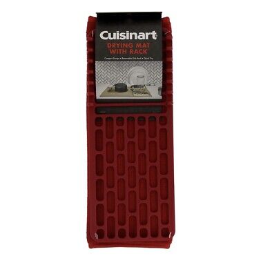 NEW! Cuisinart Dish Drying Mat with Drying Rack 18" x 16"