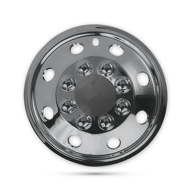 Per Fiat Ducato Motorhome Van 15"" 4x Cromati Copricerchi Piatto Extra Profondi