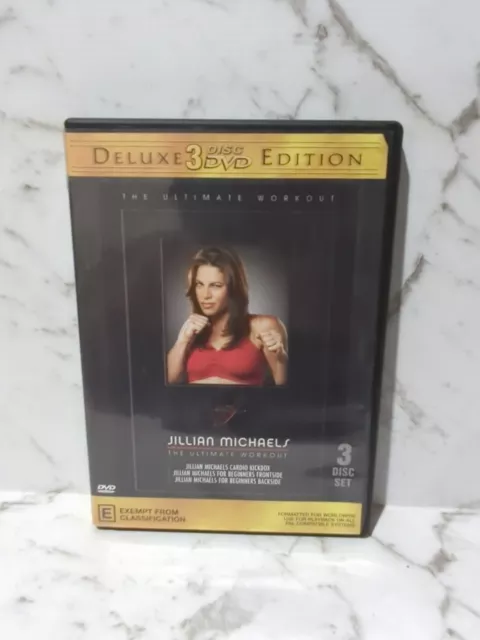 Jillian Michaels: The Ultimate Workout (DVD) Cardio Kickbox Front & Back Workout