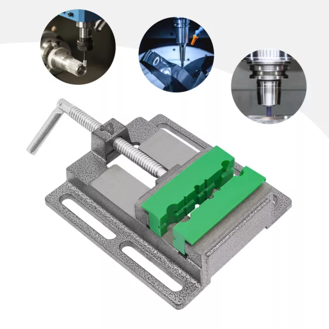 4" Mini Bench Vise Clamping Table Flat Drill Press Vice CNC Milling Machine Tool