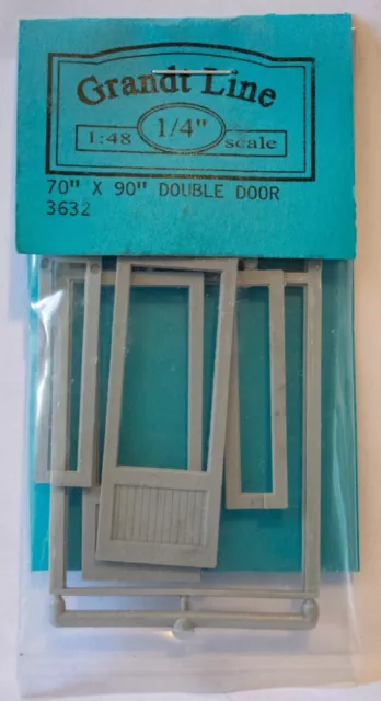 Grandt Line O #3632 Double Door w/Windows & Transom -- Scale 70 x 90" 178 x 229c