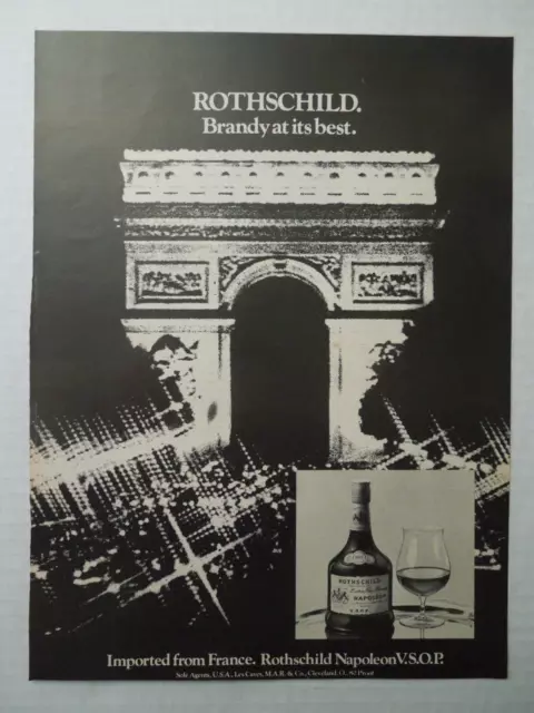 Raynal Napoleon Finest French Brandy Print Ad