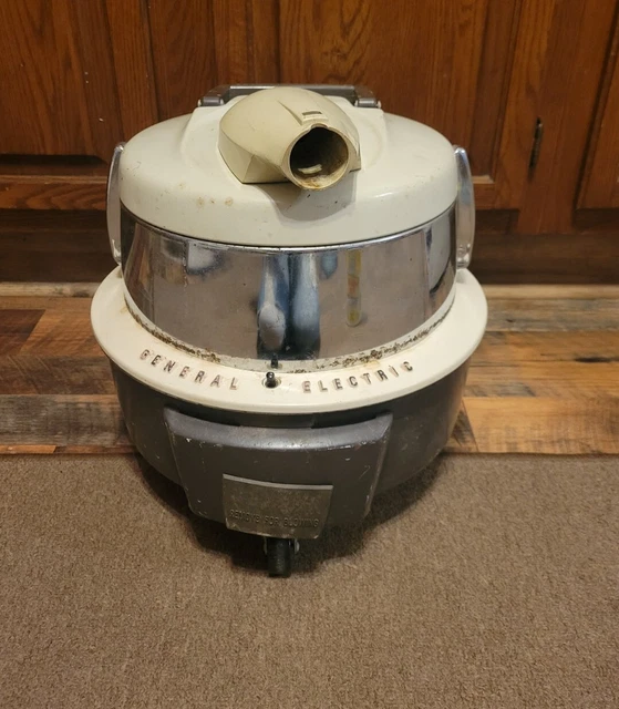 GE VINTAGE GENERAL Electric Swivel Top Canister Vacuum 36.00 PicClick