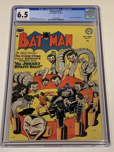1952 DC Comics Batman 73 CGC 6.5 with OW/W pages