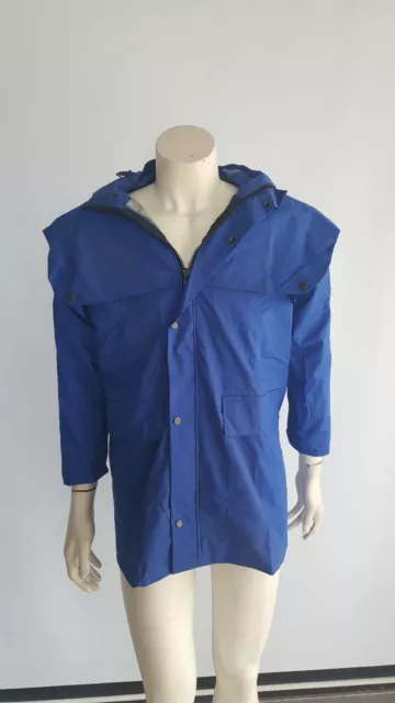 Australian Made Cotton Lined Jacket Coat Japara Waterproof Rain Riding Bushman