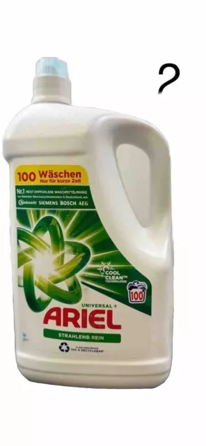 Ariel Universal  Flüssigwaschmittel 3x100 Waschladungen Strahlend Rein