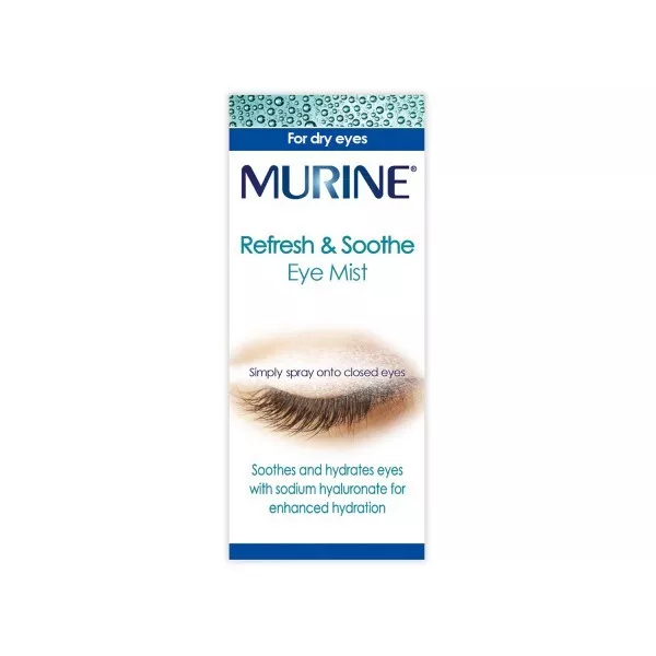 Murine Refresh & Soothe Eye Mist to Soothe and Hydrate Dry Eyes, 15 ml - NEW UK