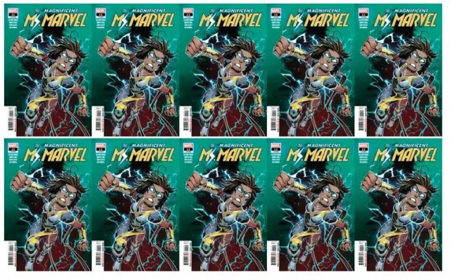 🔥 Ms Marvel #11 (2020) 1St Print, Appearance Stormranger  🔥 Lot Of 10 Copies